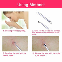 Ear Wax Remover Spoon Earwax Picker And Pimple Blackhead Remover Tools