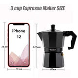 Stovetop Espresso Maker Espresso Cup Moka Pot Classic Cafe