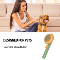 Pet Pumpkin Brush, Pet Grooming Self Cleaning Slicker Brush For Dogs Cats Puppy Rabbit