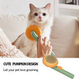 Pet Pumpkin Brush, Pet Grooming Self Cleaning Slicker Brush For Dogs Cats Puppy Rabbit