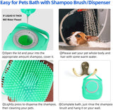 Pet Dog Shampoo Massager Brush