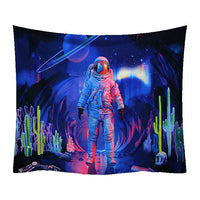 UV Reaction Tapestry Space Galaxy Astronaut Series