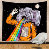 UV Reaction Tapestry Space Galaxy Astronaut Series